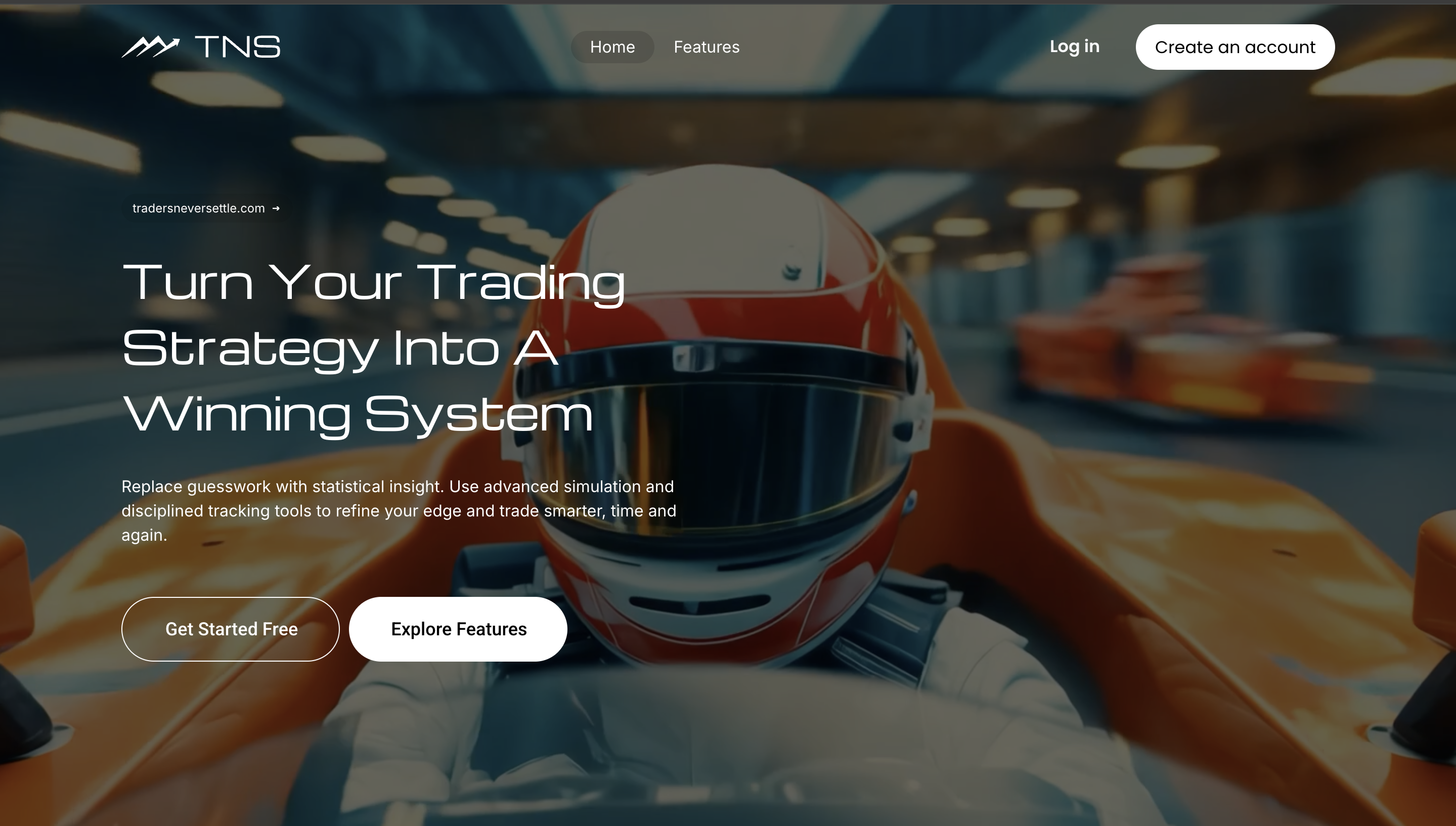 TNS landing Page